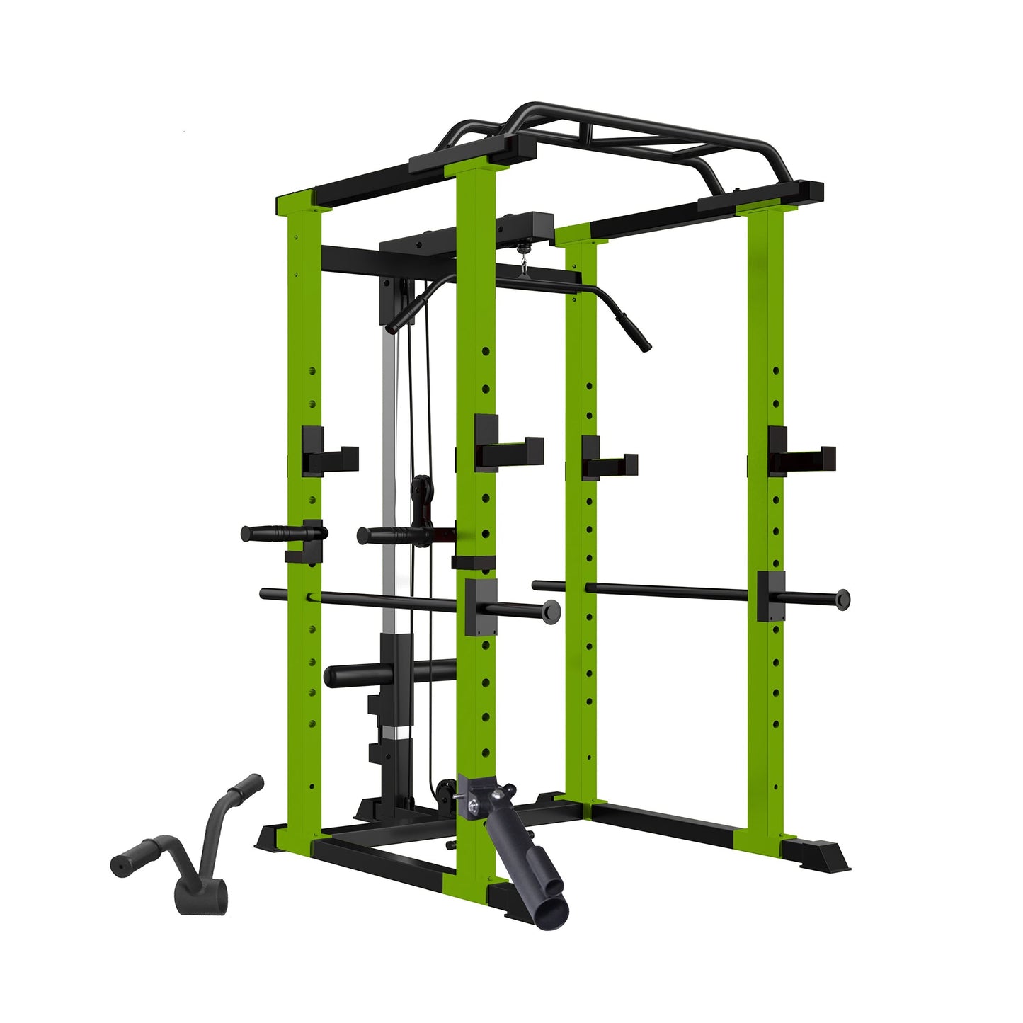 IFast Adjustable Home Gym Power Cage & Squat Rack With Pull-Up Bar Barbell Rack, 1000LBS (SAK12649)