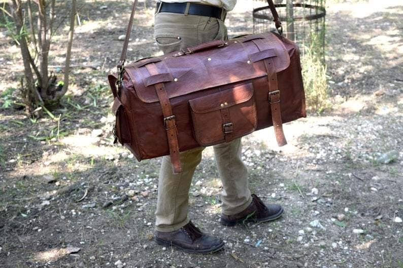 The Peterson Leather Duffle