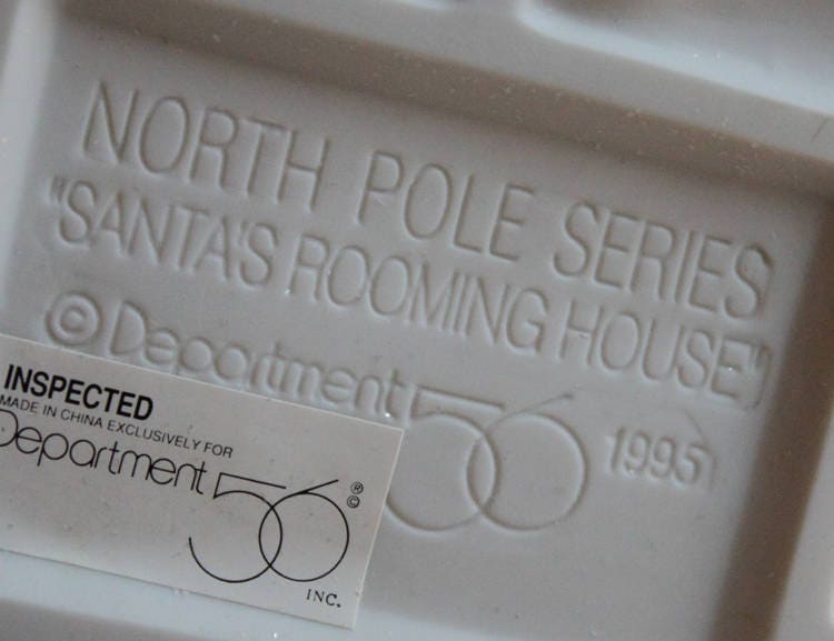 Christmas Village Department 56 Santa Rooming House - North Pole Series