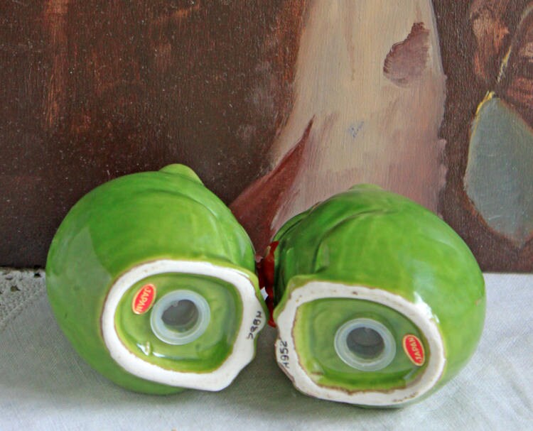Salt and Pepper Frog Shakers.  Funky Shakers.