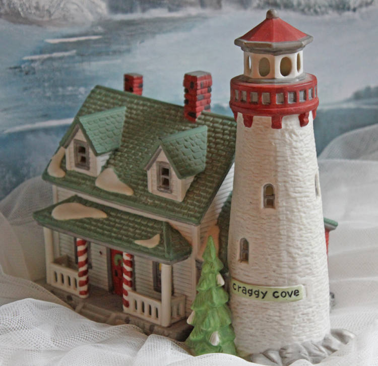 Department 56 Christmas Village Light House - Craggy Cove