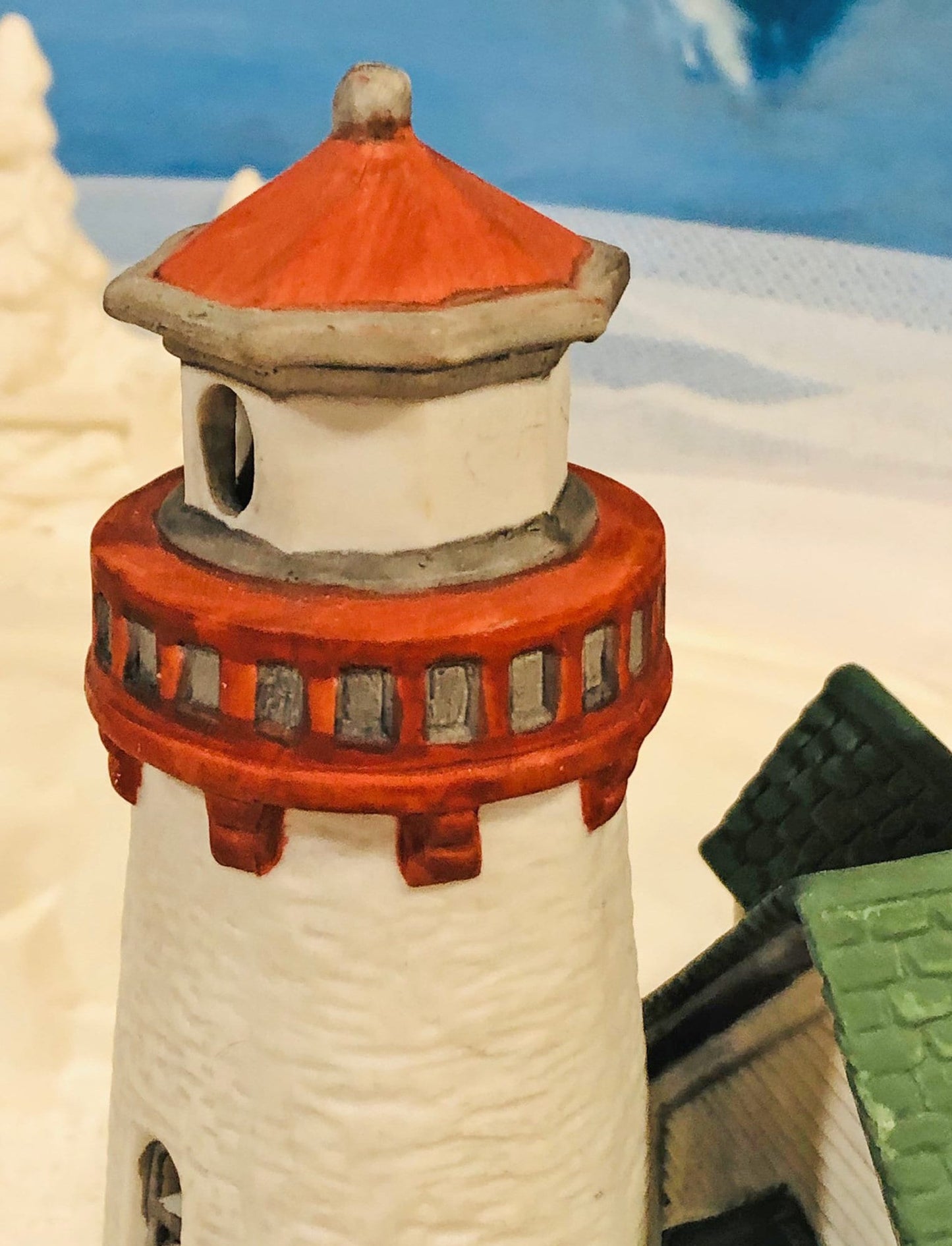 Lighthouse by Department 56. Craggy Cove New England Village Series.
