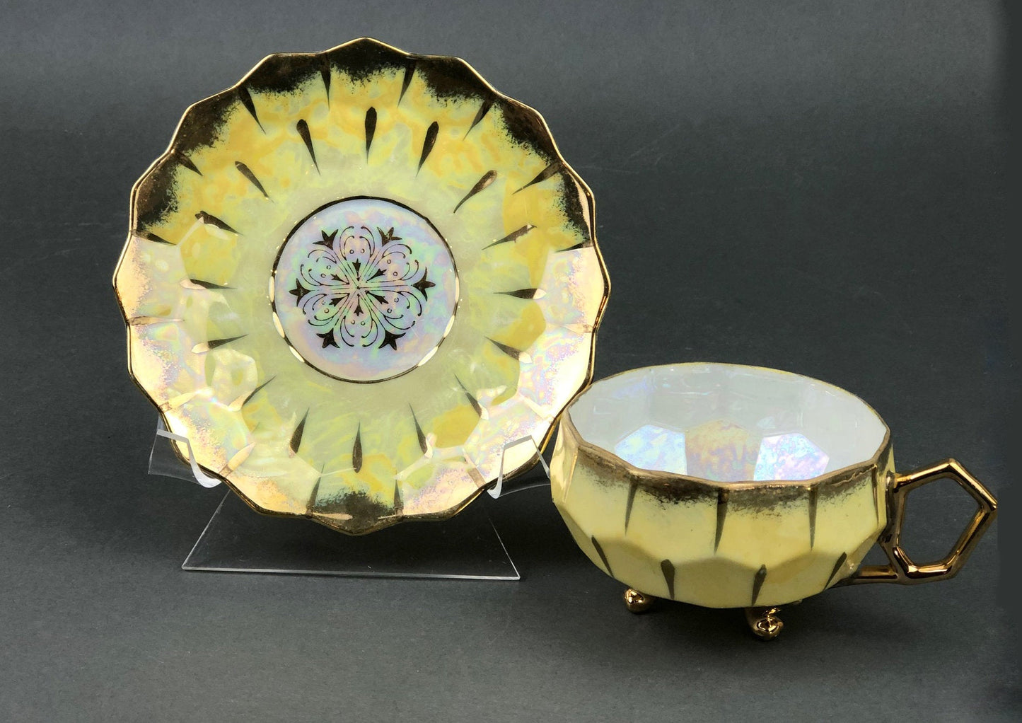 Vintage Cup and Saucer by Stanley , England , 289.