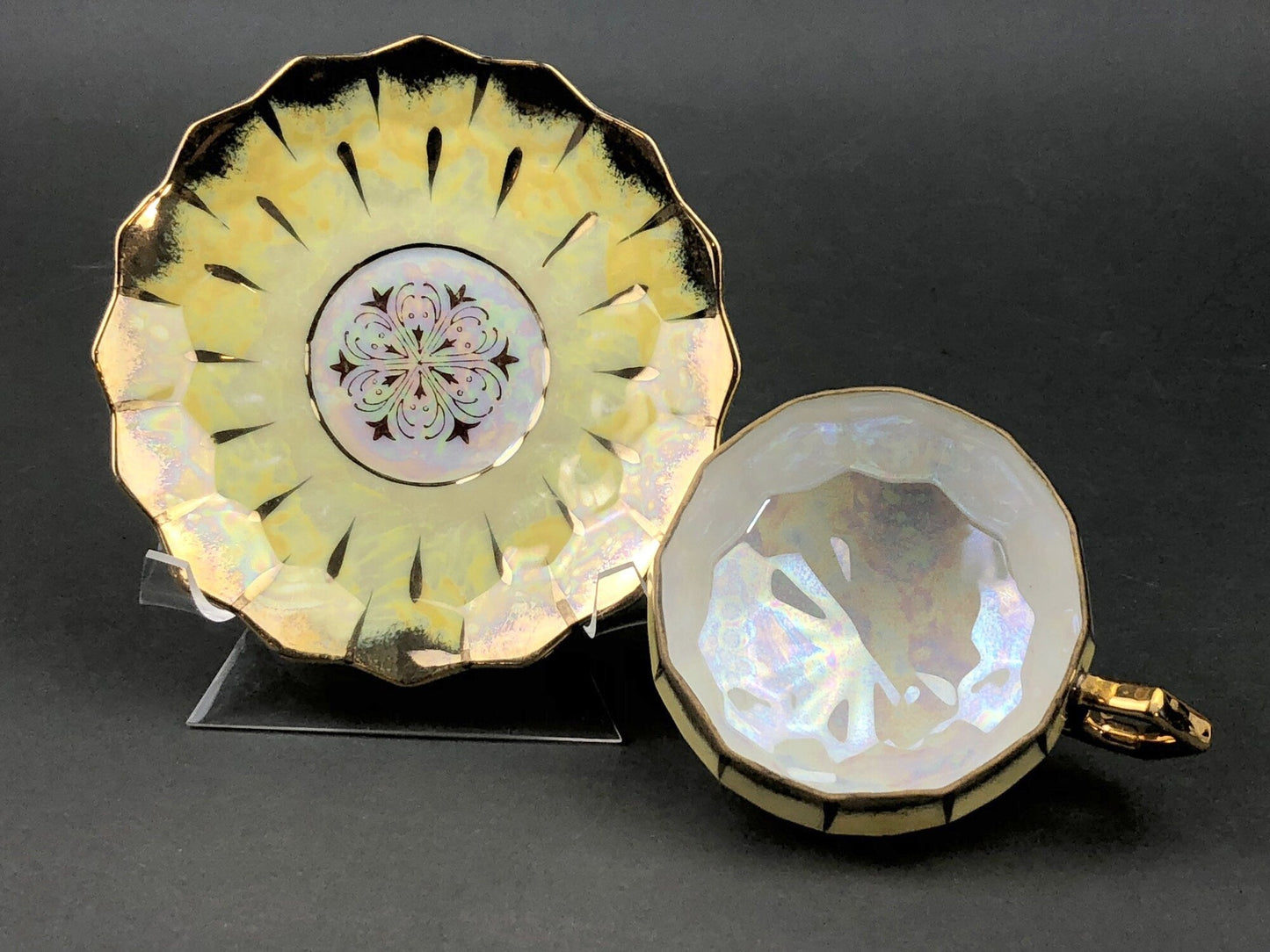 Vintage Cup and Saucer by Stanley , England , 289.