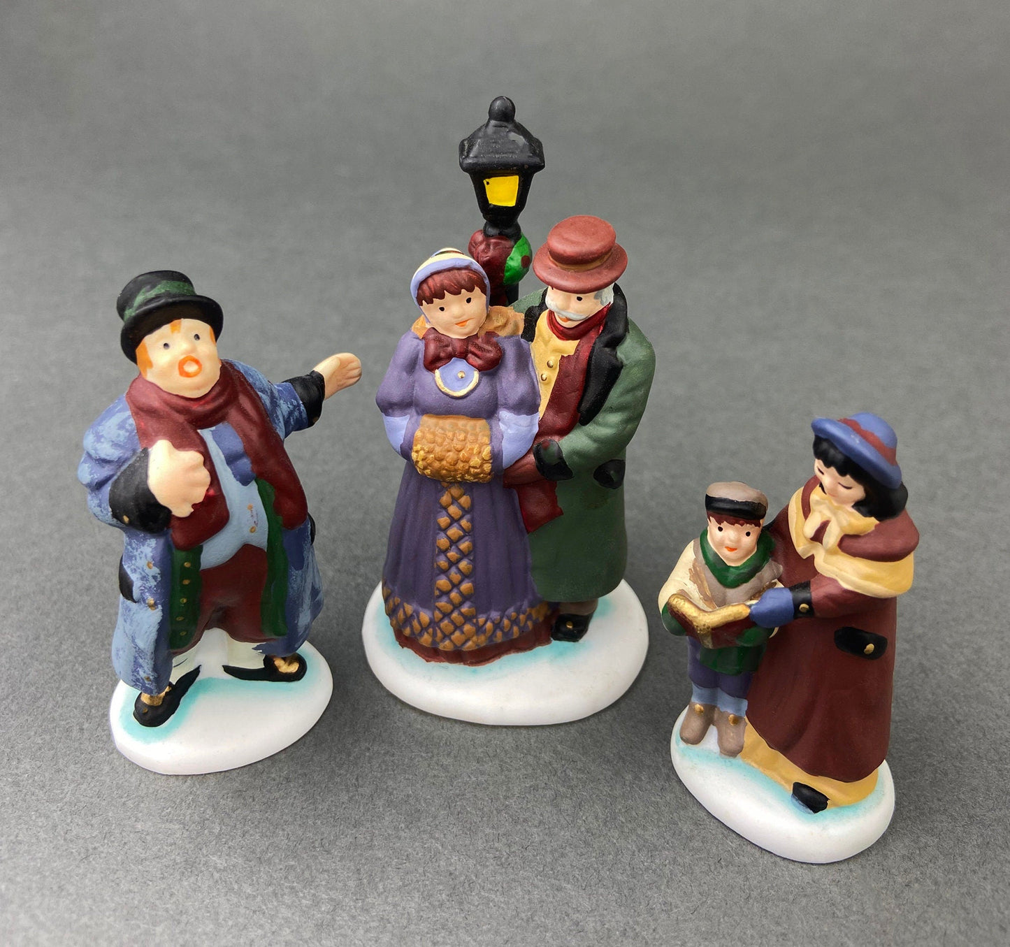 Hand painted, Village Accessories by Department 56. Craggy Cliff Extensions. Heritage Village Collection.