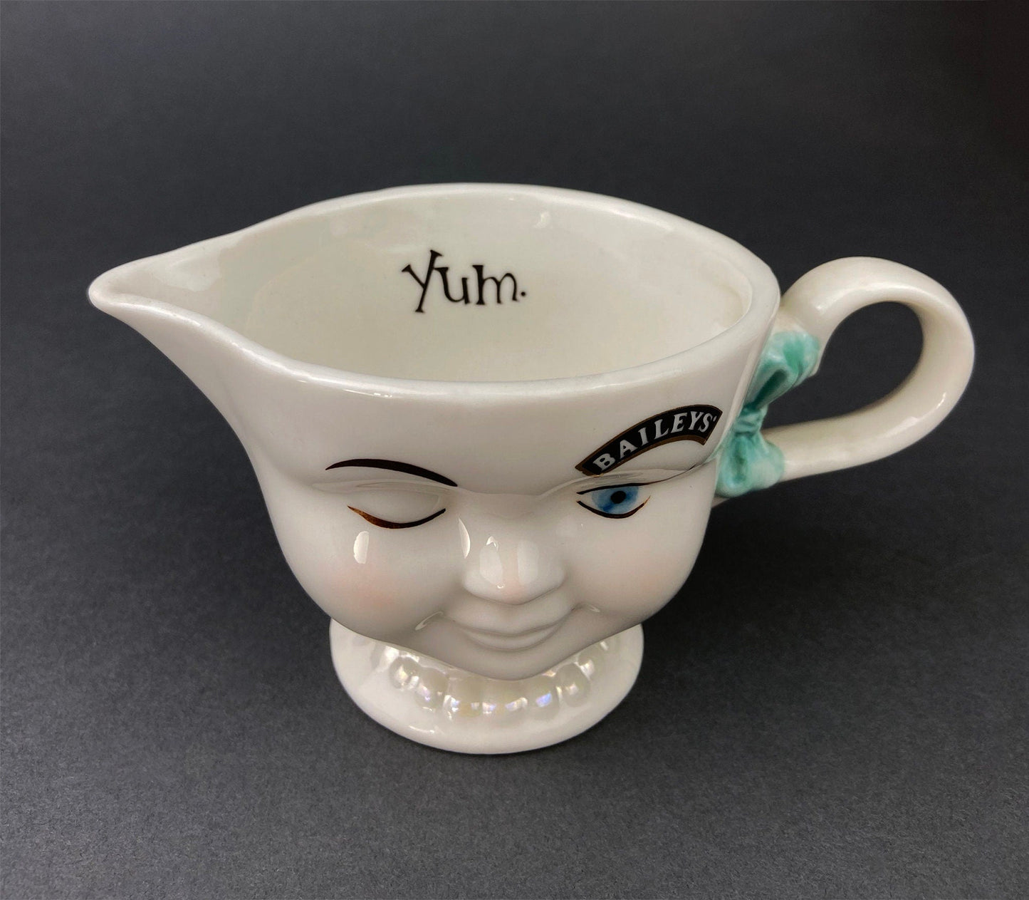 Ice Cream Shaped Creamer. Gift Gallery Fitz and Floyd. Strawberry and Chocolate Ice Cream Shaped Tiny Teapot. Cute & Thoughtful Gift.