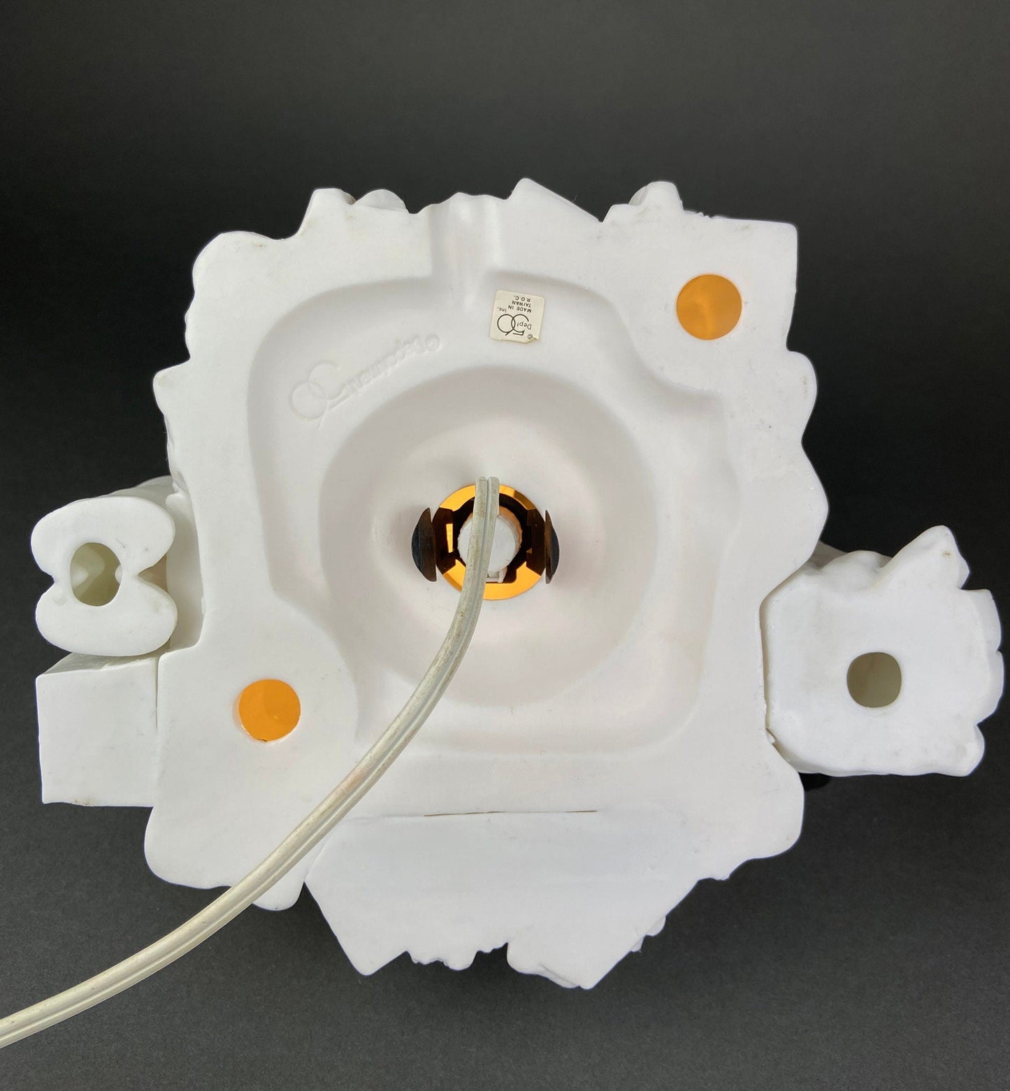 Christmas Accessories by Dept. 56. Family Tradition Winter Silhouette. Illuminated White Porcelain. Incredible Detail All Around.