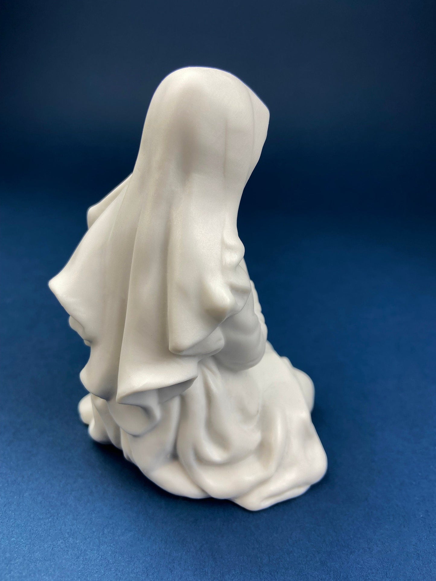 Vintage Avon Nativity Figurines. Holly Family.  White, Bisque Porcelain.  Beautifully Detailed Statuettes.  Highly Collectible.