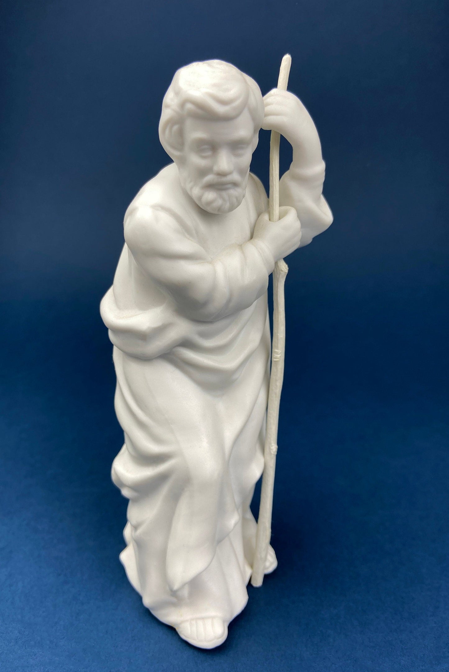 Vintage Avon Nativity Figurines. Holly Family.  White, Bisque Porcelain.  Beautifully Detailed Statuettes.  Highly Collectible.