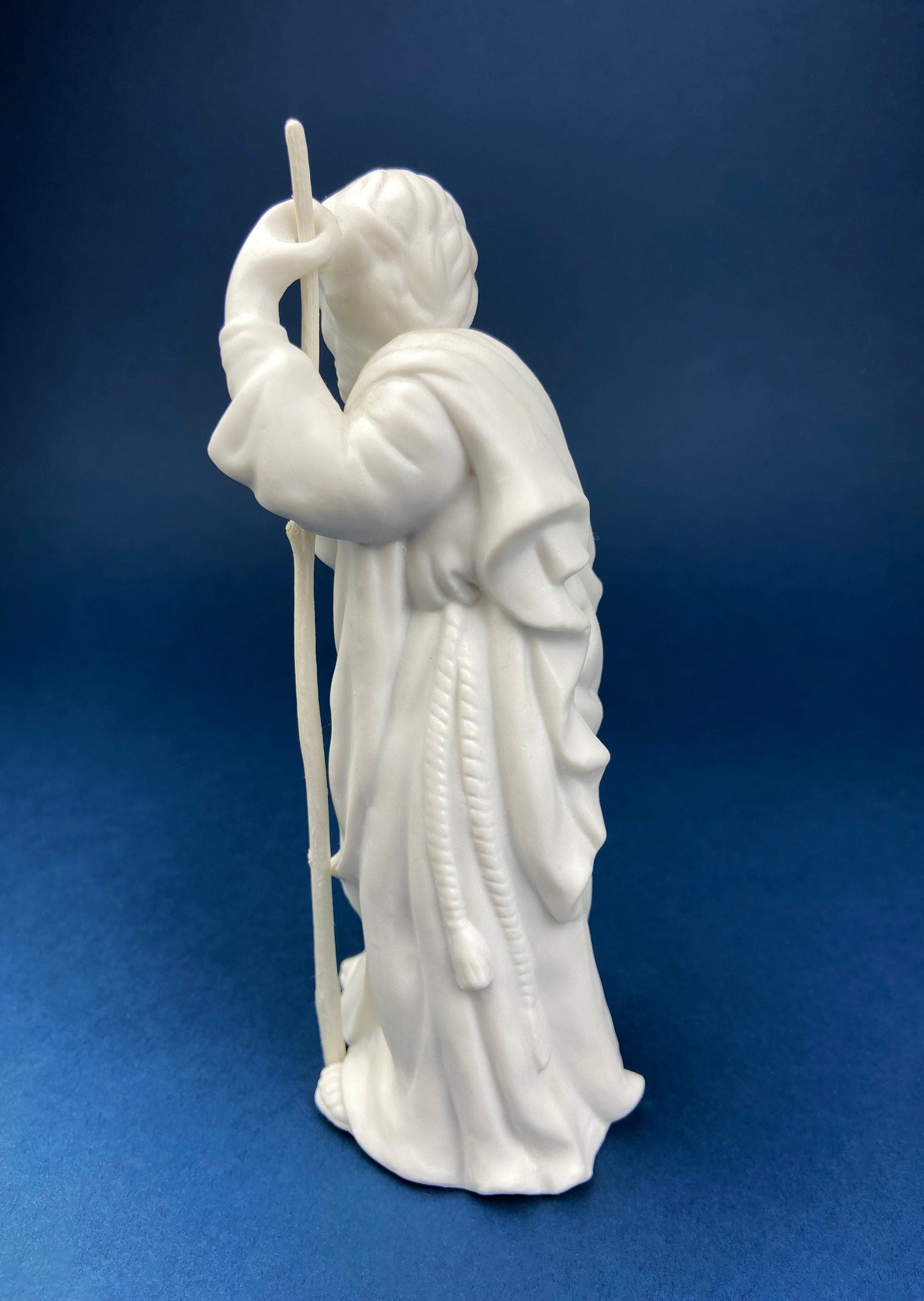 Vintage Avon Nativity Figurines. Holly Family.  White, Bisque Porcelain.  Beautifully Detailed Statuettes.  Highly Collectible.