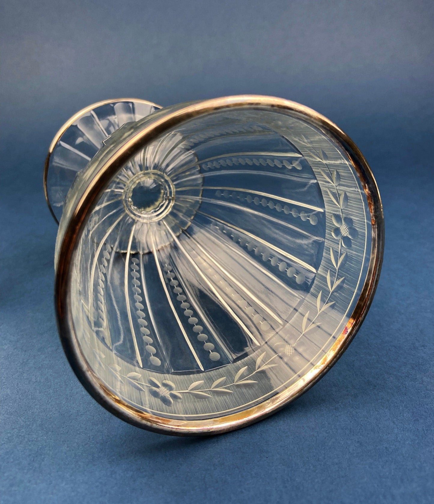 Large Lidded Apothecary with Eggs and Feathers. Alternative Spring/Easter Decor.  Footed, Glass Storage Jar. Table Centerpiece. Shabby Chic.