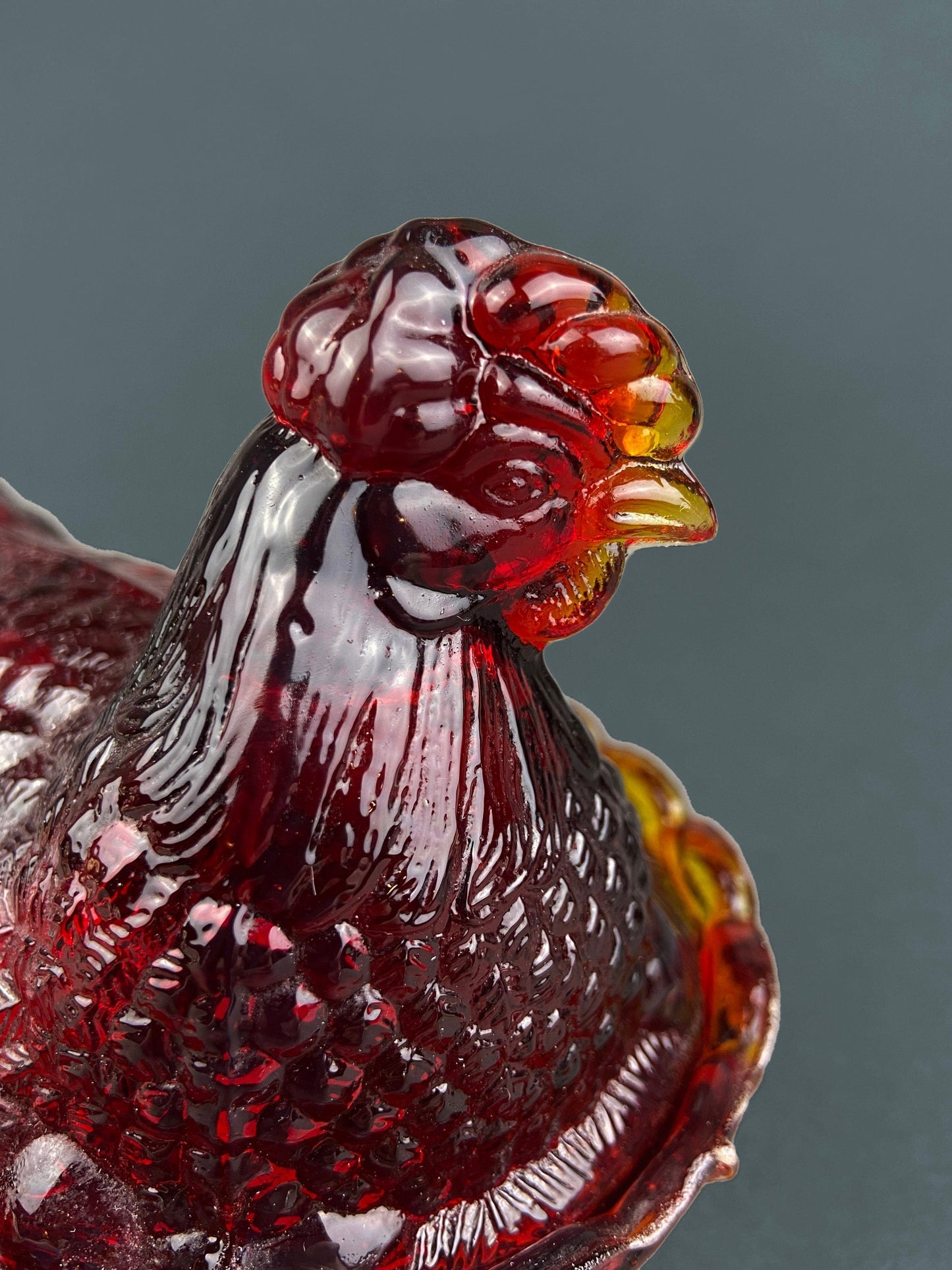 Glass Bunny Butter Dish.  Clear Glass Jar Shaped Like Rabbit. Trinket Box. Spring/Easter Celebration. Collectible Glass.