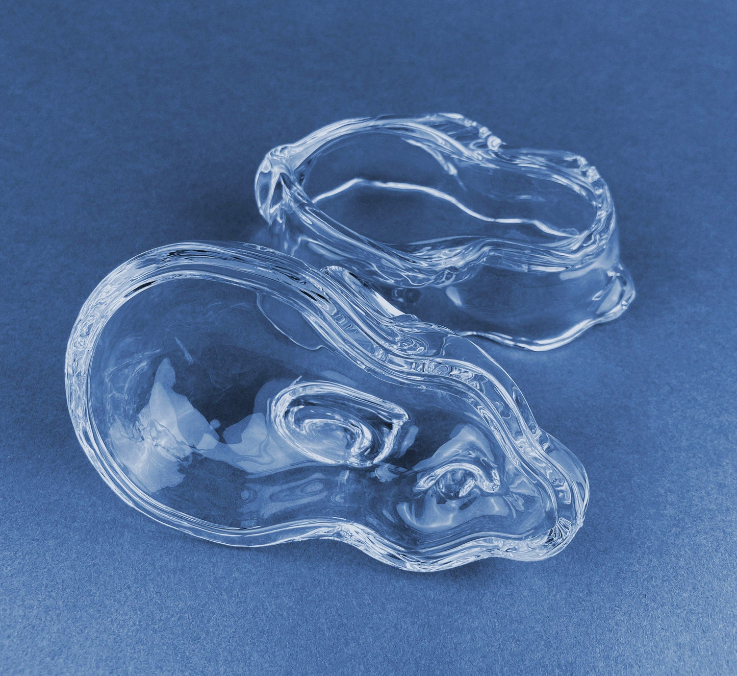 Glass Bunny Butter Dish.  Clear Glass Jar Shaped Like Rabbit. Trinket Box. Spring/Easter Celebration. Collectible Glass.