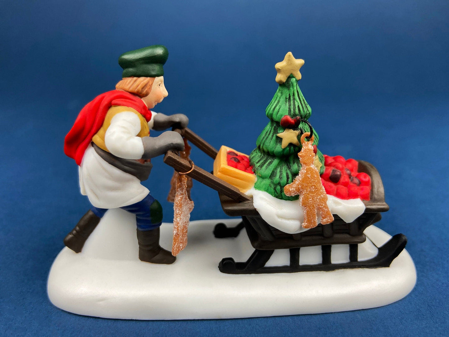 Dept. 56 . Christmas Village Accessories. Gingerbread Vendor and Two Kids. Dickens' Village Series. Heritage Village Collection.
