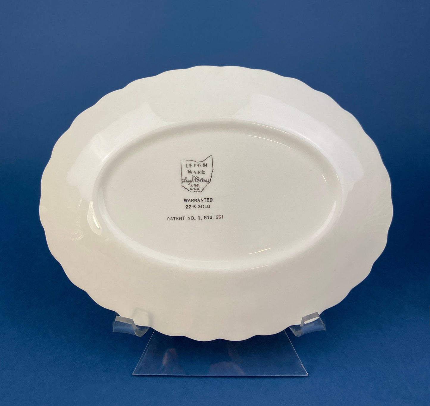 Vintage Dish Set. Leigh Wake by Leigh Potters. Set of 4 Placements: Dinner, Salad Plates, Soup, Salad Bowls, One Serving Dish & Teacups.