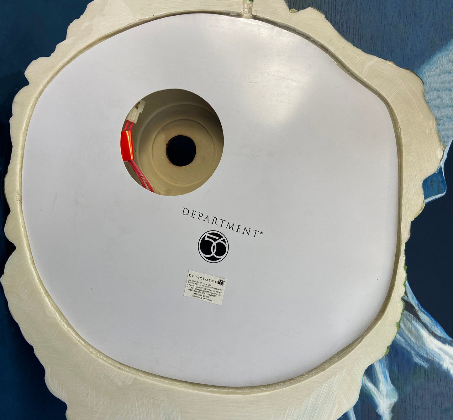 Christmas Village Platform by Department 56. Sounds of the North Woods. Christmas Village Accessories: Platform, 2 Pines, and 2 Naked Trees