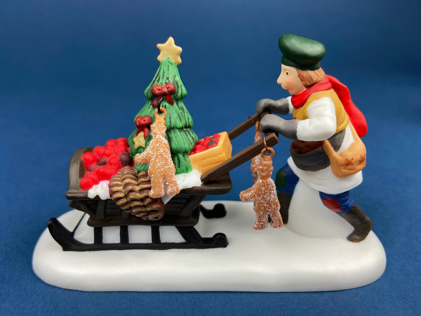 Dept. 56 . Christmas Village Accessories. Gingerbread Vendor and Two Kids. Dickens' Village Series. Heritage Village Collection.