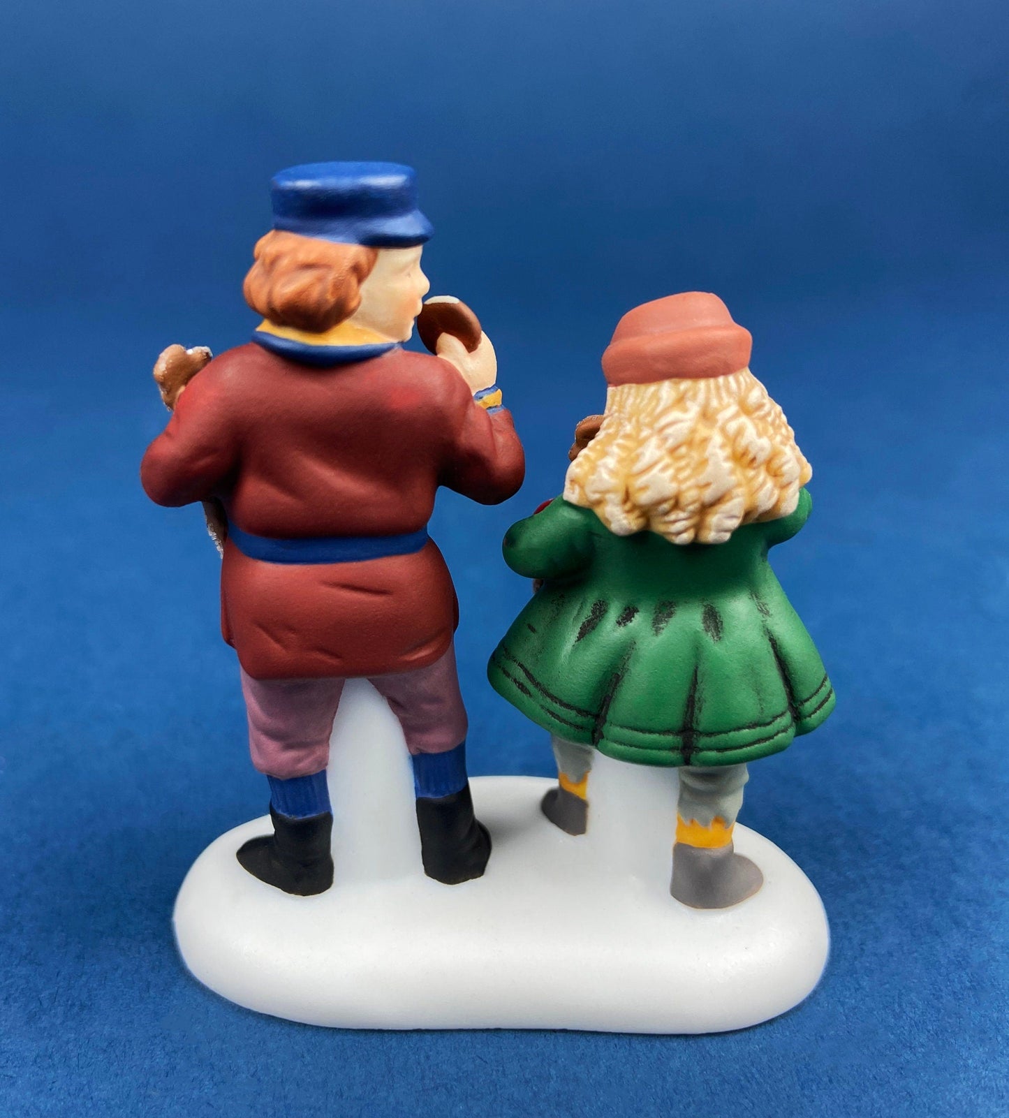 Dept. 56 . Christmas Village Accessories. Gingerbread Vendor and Two Kids. Dickens' Village Series. Heritage Village Collection.