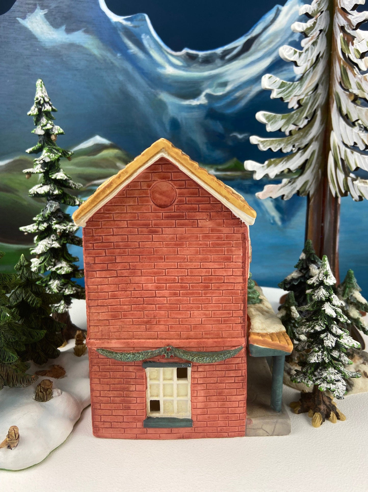 Grand Theater Nutcracker Christmas Village House. Illuminated Holiday Decor. Secular Holiday Decor. Kids Room. Store or Cafe Display.