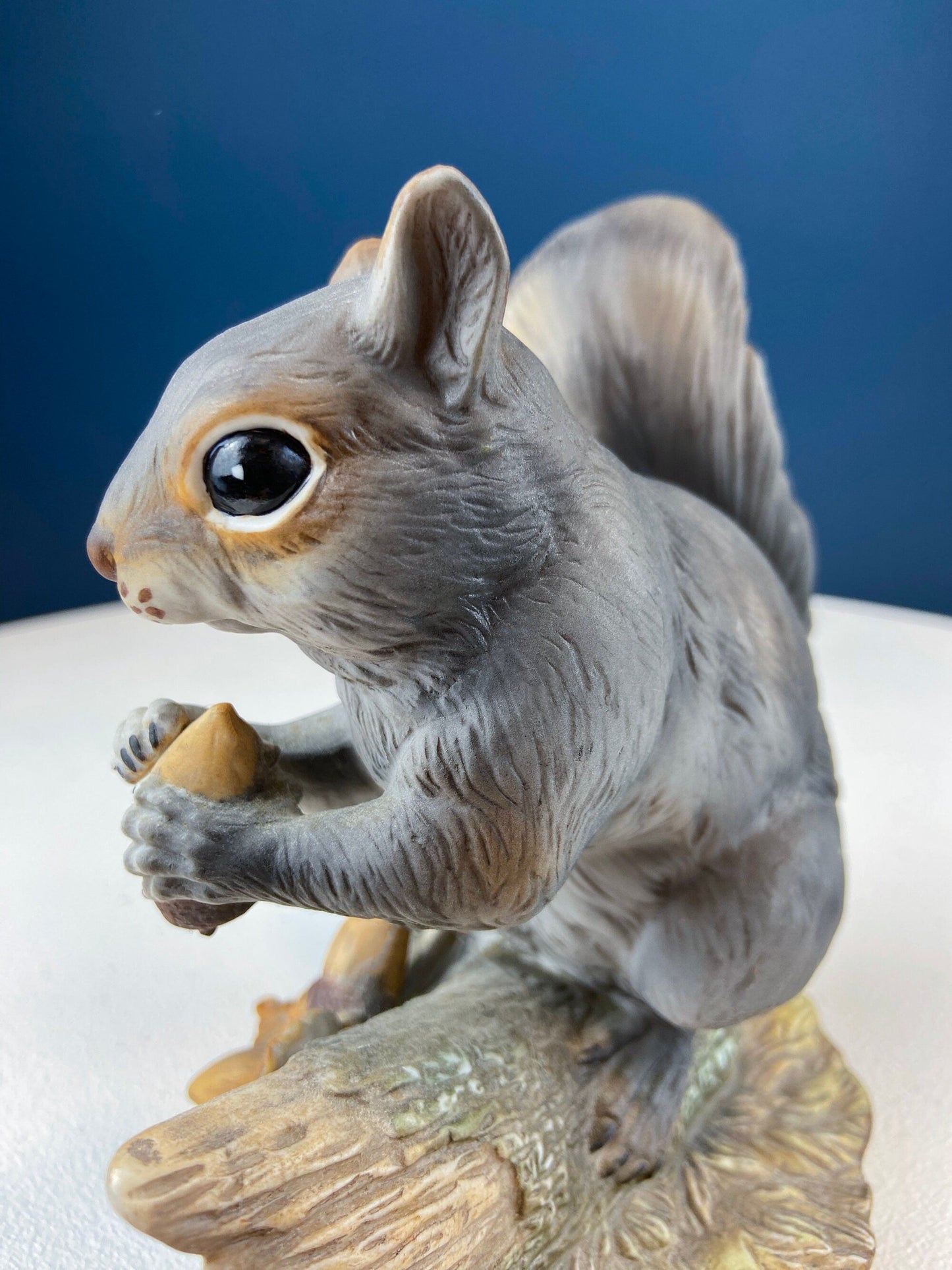 Hand-Painted Sweetheart Chipmunks. Masterpiece Porcelain by HOMCO. Fall Home & Retail Decoration. Modern Farmhouse. Table Centerpiece.