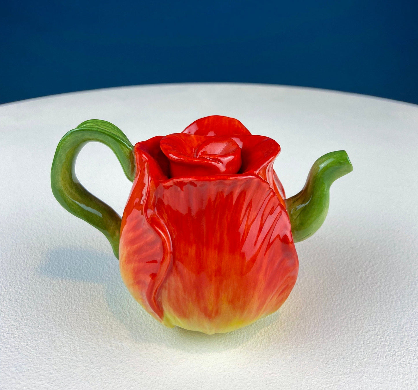 Ice Cream Shaped Creamer. Gift Gallery Fitz and Floyd. Strawberry and Chocolate Ice Cream Shaped Tiny Teapot. Cute & Thoughtful Gift.