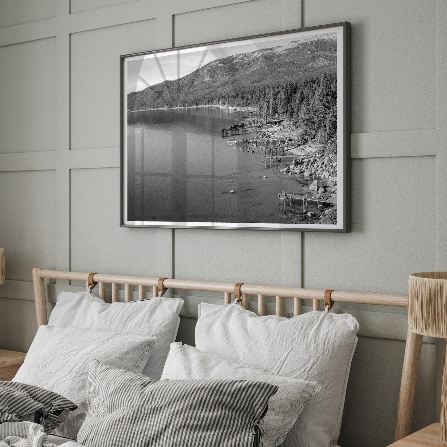 Tahoe Shore B&W
