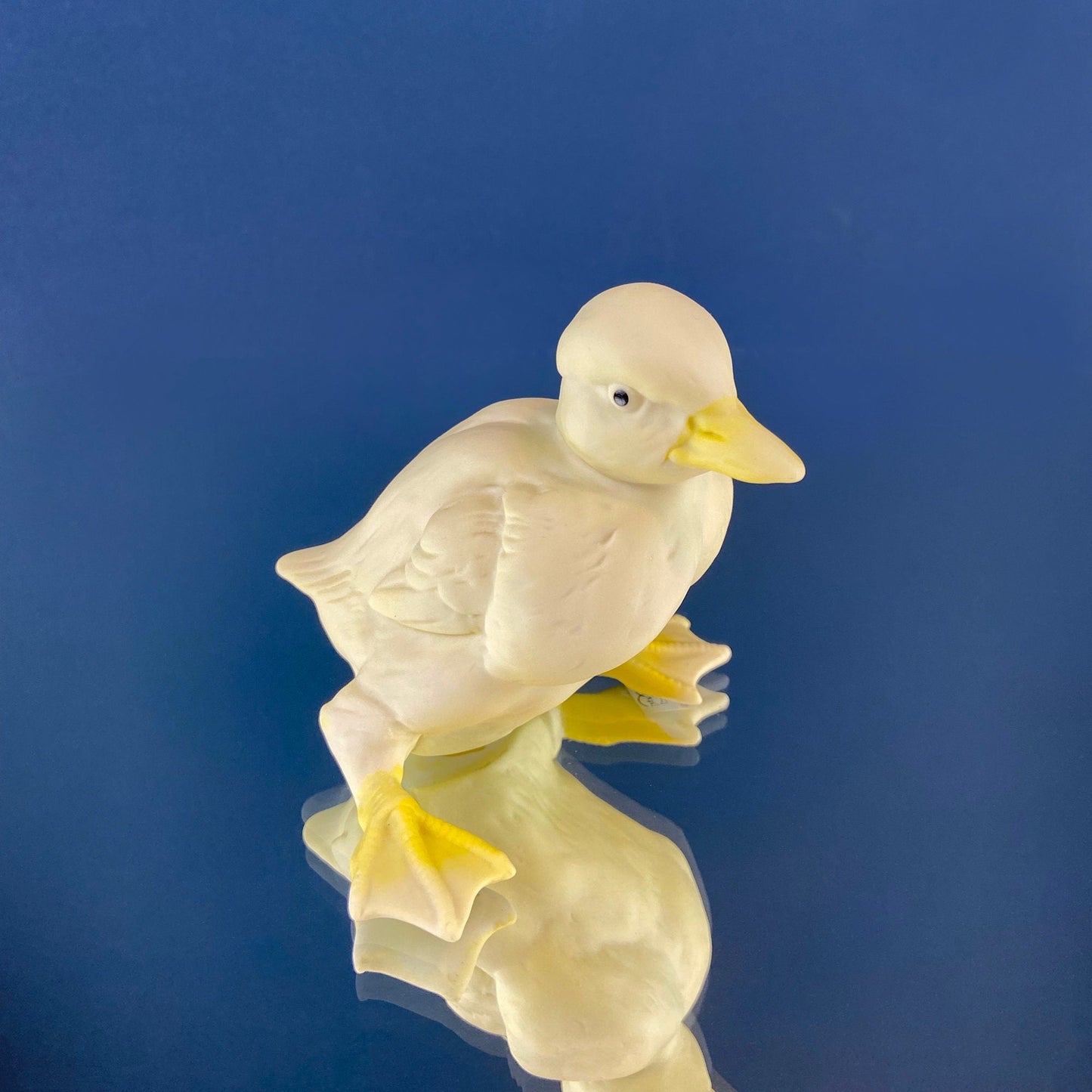 Porcelain Baby Ducks Parade by Dept. 56. Set of Two Ducklings Figurines. Cute Yellow Collectible Birds. Modern Farmhouse. Baby Shower Gift.