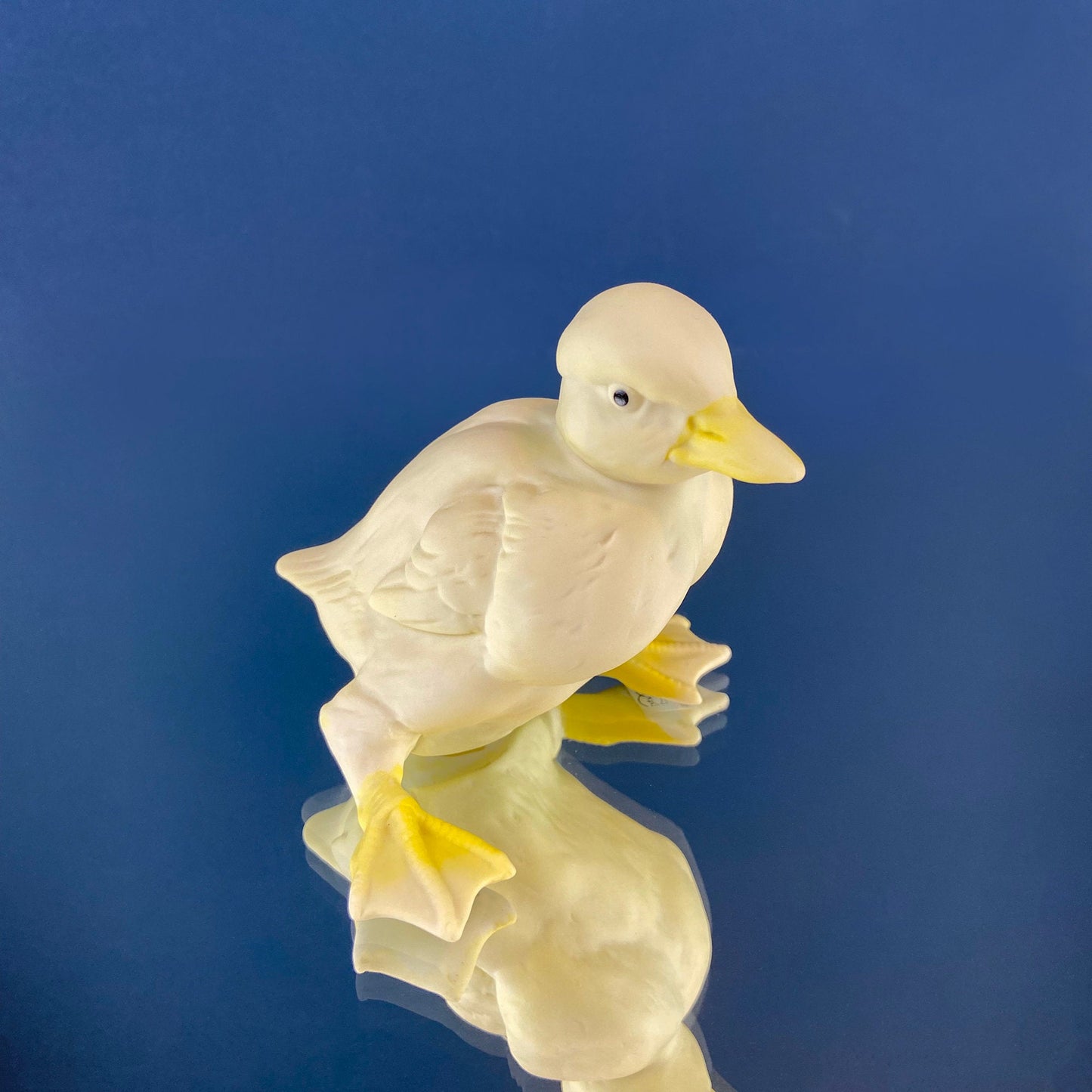 Porcelain Chick in Eggshell Jar by Dept. 56. Sugar or Storage Jar in Shape of Cute Yellow Baby Bird Hatching. Modern Farmhouse. Baby Shower.