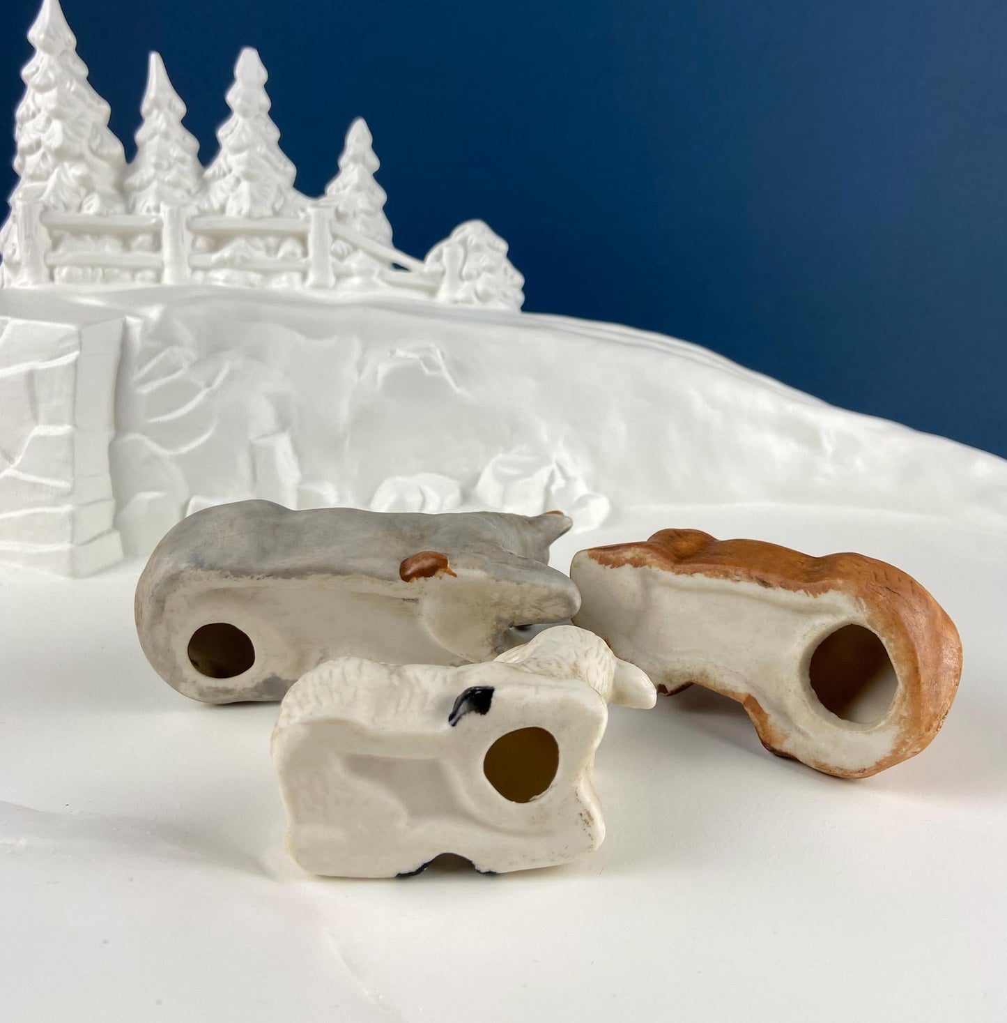 Porcelain Nativity Set. Christmas Fantasy Ltd Nativity Set. 9" Figurines. Seasonal Christmas Display. Beautifully Detailed.