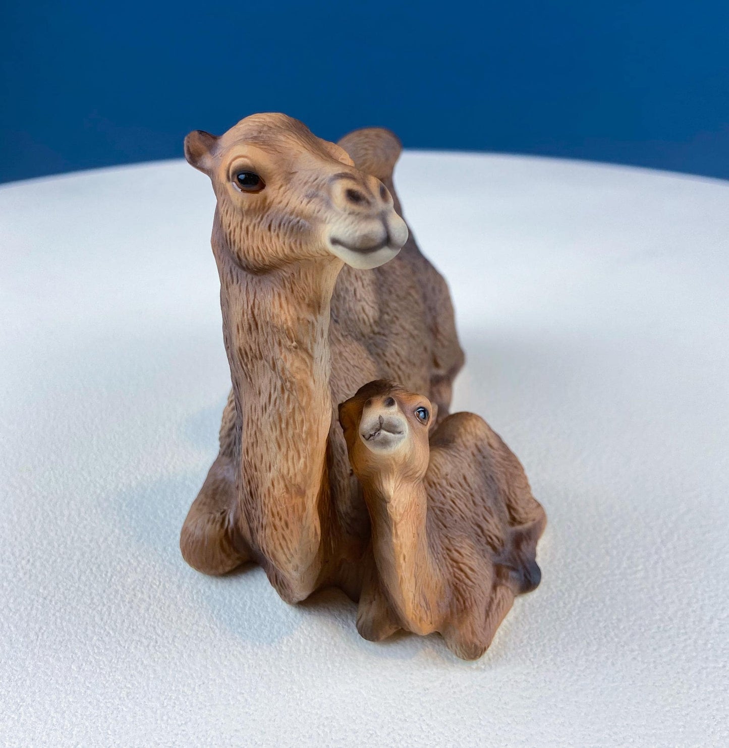 Porcelain Figurine of Camel with Baby. Detailed Nativity Animal or Everyday Collectible. Traditional Holiday Display. Gift for Him Her.