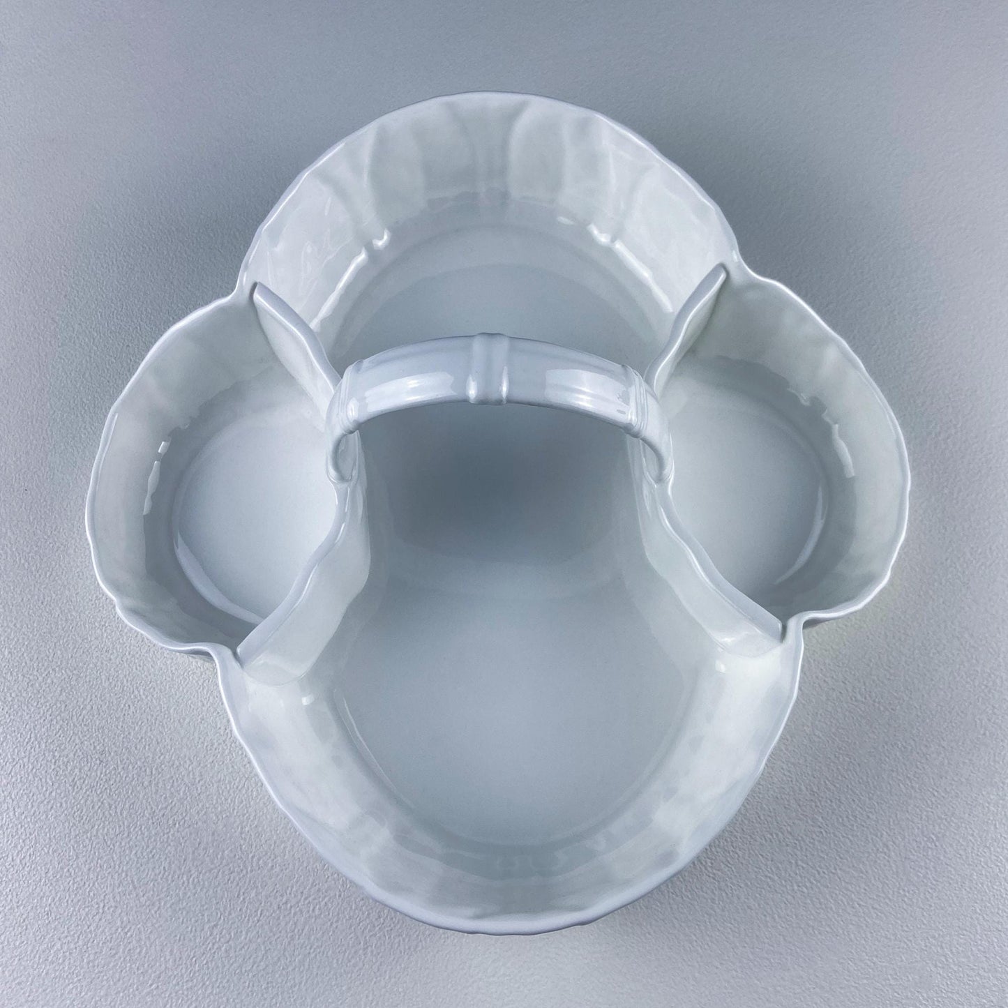 Wedgwood Country Ware Porcelain Basket for Serving Strawberries Cream Sugar. Set of 3. Leaf Texture. Garden Party. Romantic Gift for Him Her