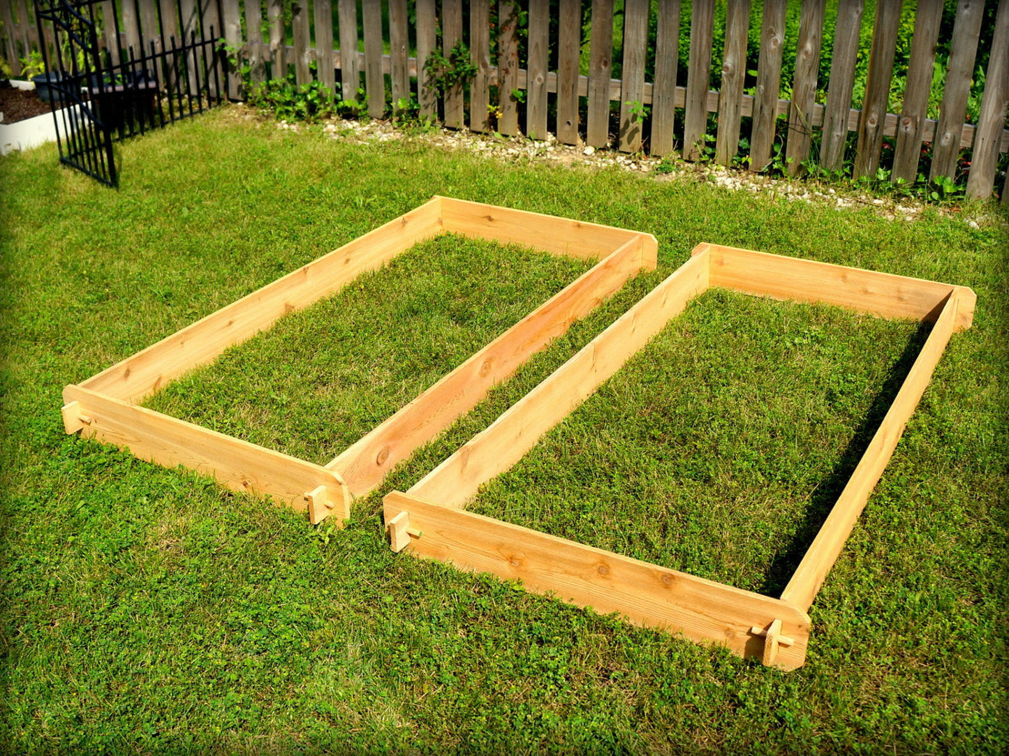 Timberlane Gardens Raised Garden Bed Kit Set (Two 3x6) Western Red Cedar