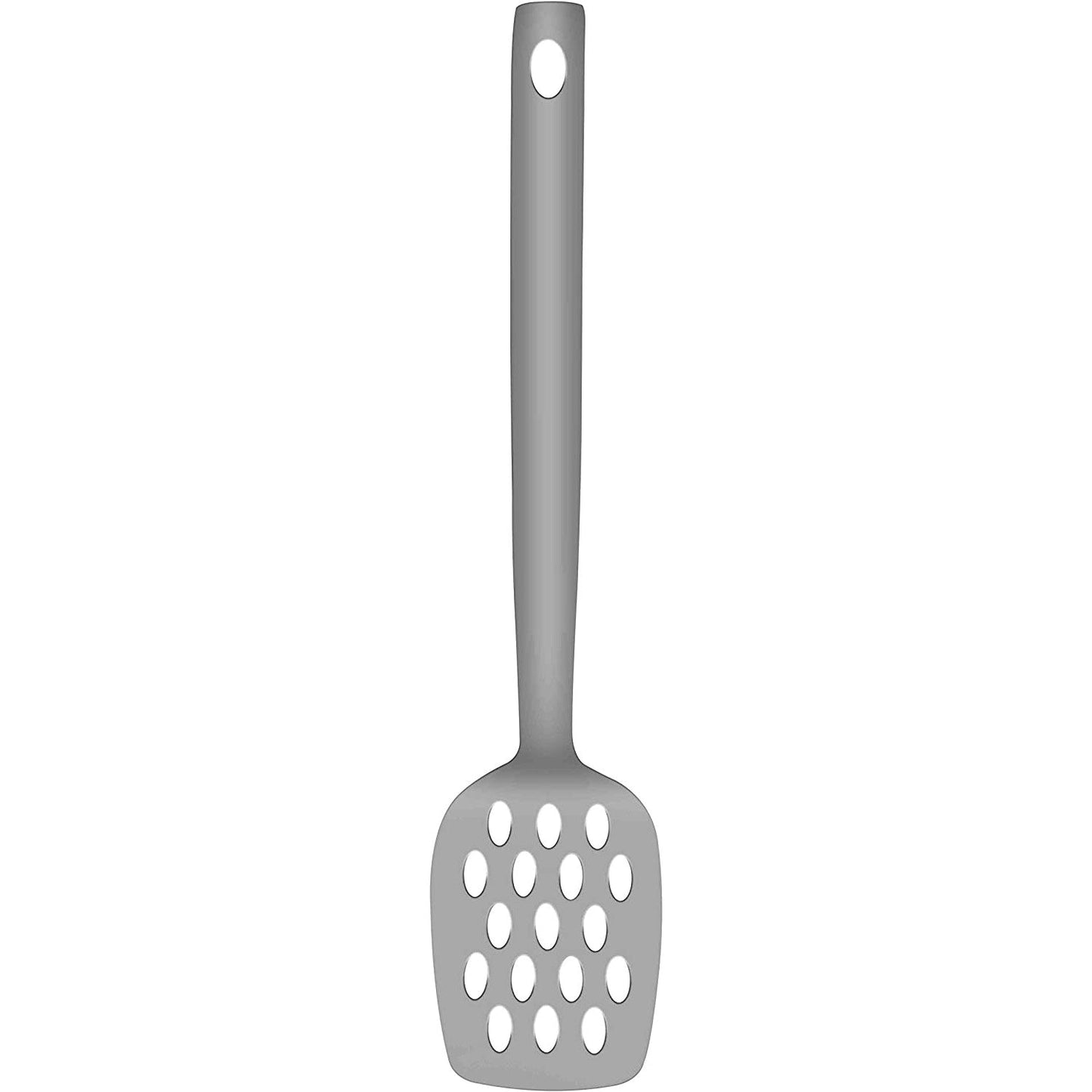 Home Basics Stainless Steel Aster Slotted Turner, Easily Flip Burgers and Pancakes