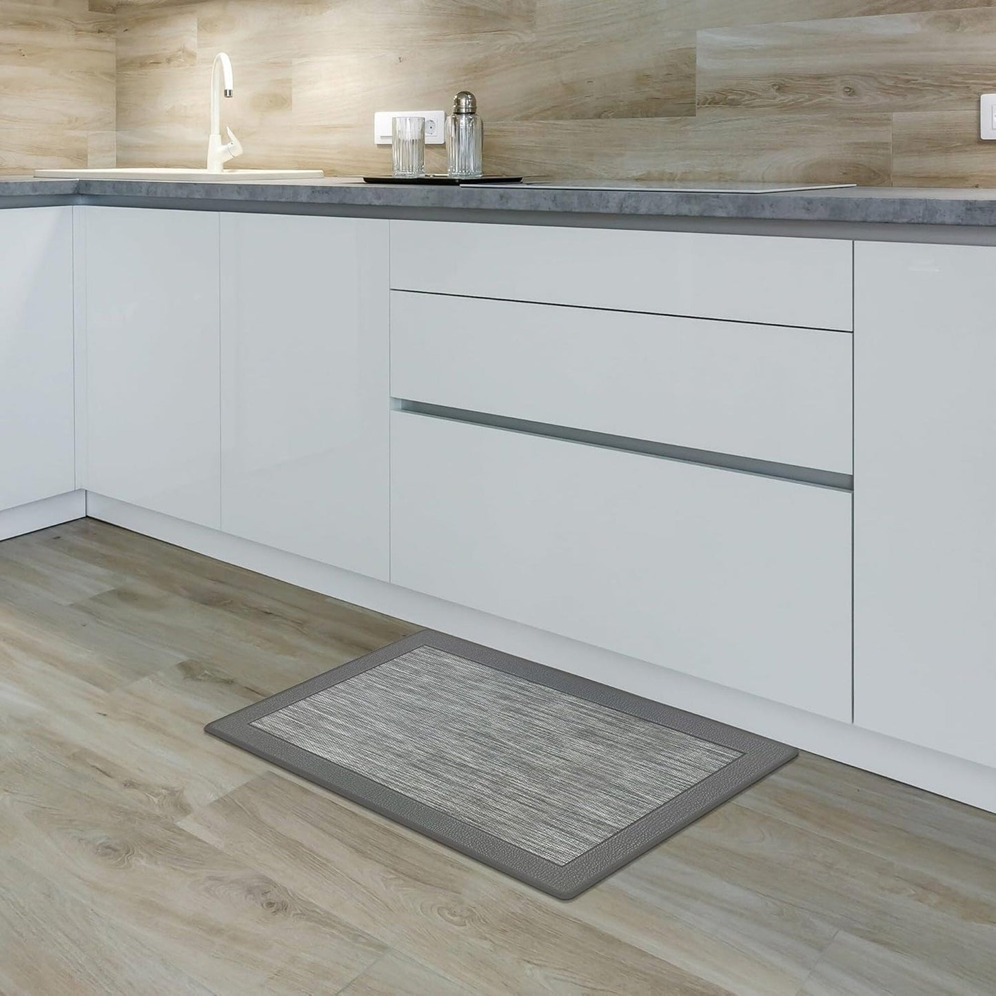 Clarke Non-Slip Woven Border Anti Fatigue Mat, 18x30 Inches