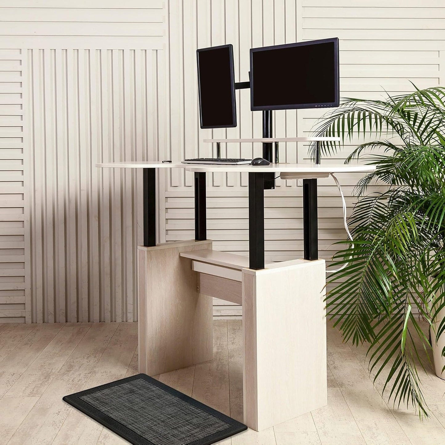 Clarke Non-Slip Woven Border Anti Fatigue Mat, 18x30 Inches