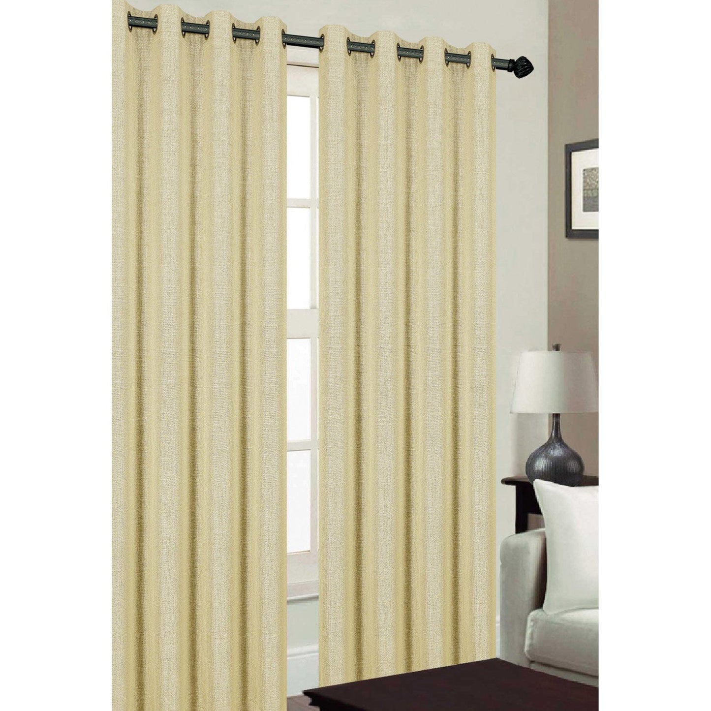 Tribeca Textured Room Darkening Grommet Window Panel, 54x84 Inches