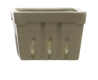 Textured Stoneware Berry Basket