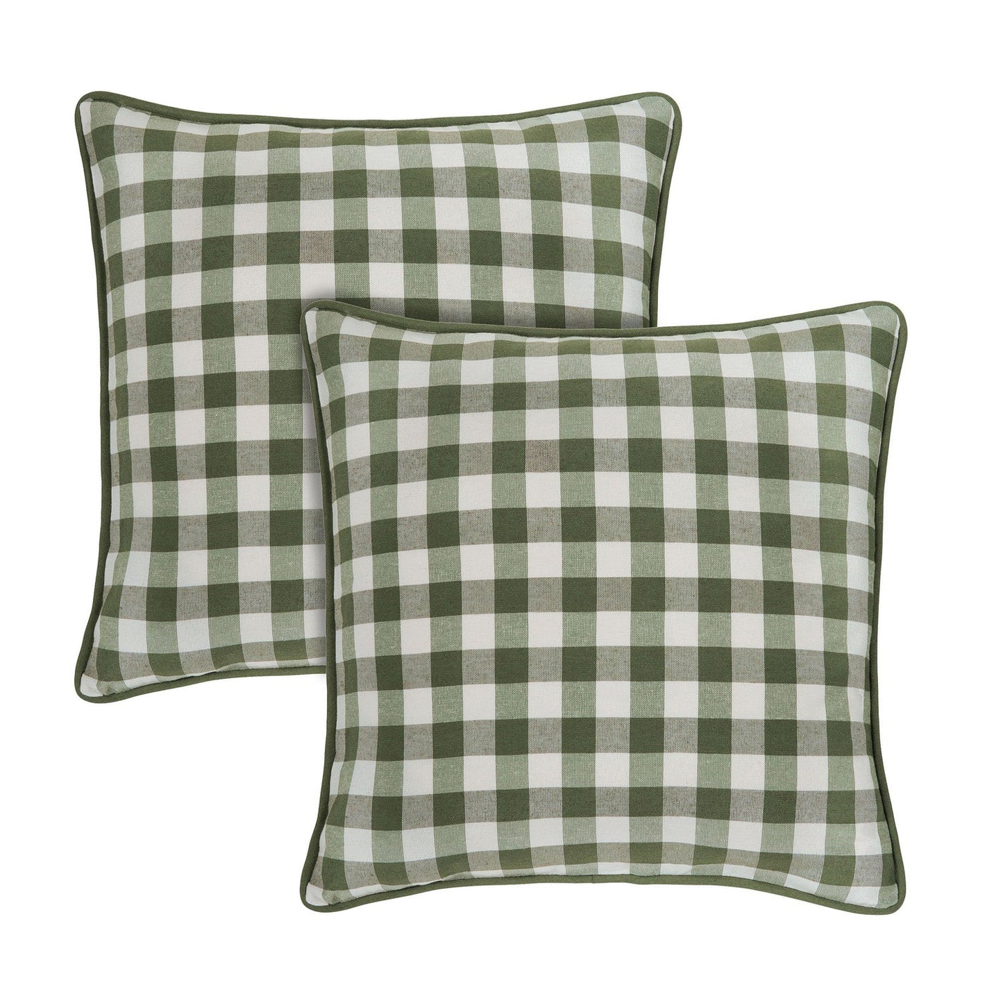 Buffalo Check 2 Pack Cushion Pillow Cover, 18x18 Inches
