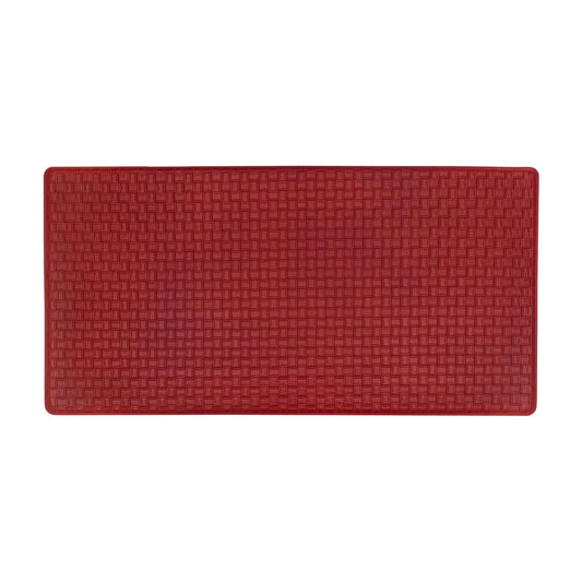 Achim Woven-Embossed Faux-Leather Anti-Fatigue Mat, 20x39 Inches