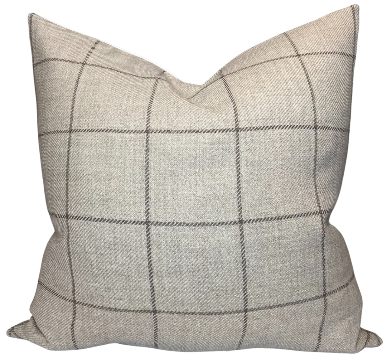 Bancroft Wool Pillow Cover in Malt Brown, Schumacher Textiles