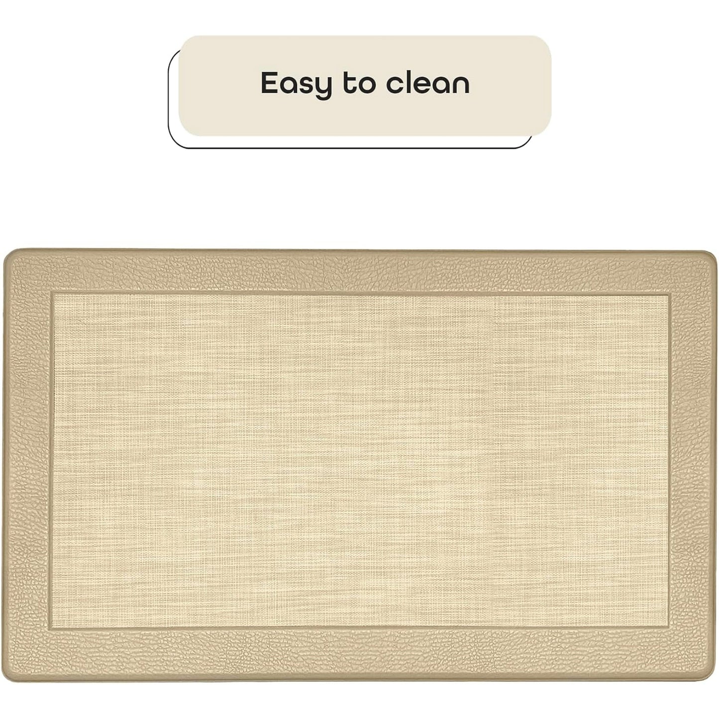 Clarke Non-Slip Woven Border Anti Fatigue Mat, 18x30 Inches