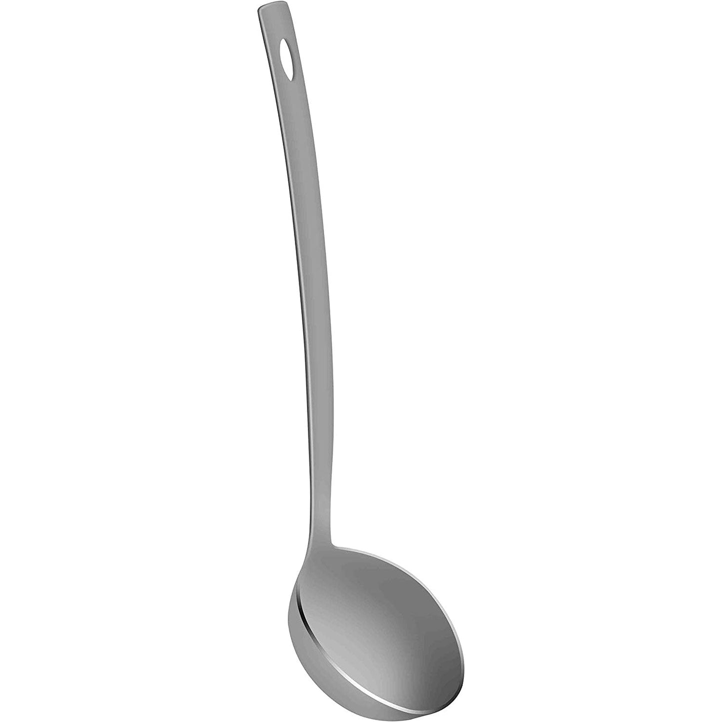 Home Basics Stainless Steel Aster Ladle, Silver