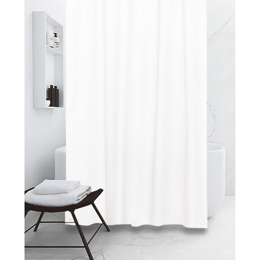 All Bath PEVA Shower Curtain Liner 12 Metal Grommets, 70x72 Inches