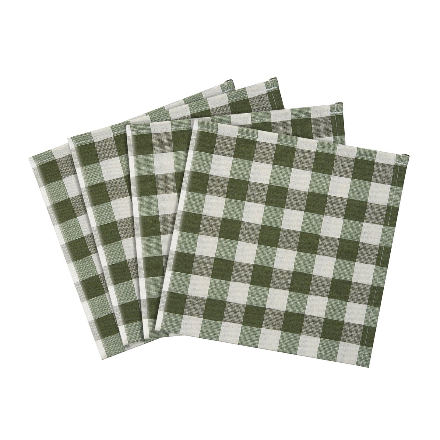Buffalo Check Gingham 4 Pack Napkins, 17x17 Inches