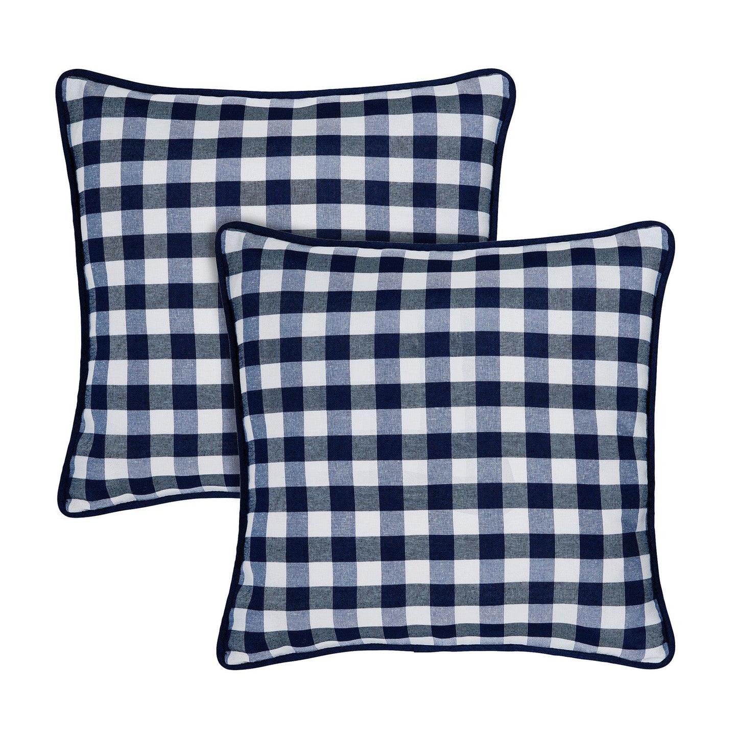Buffalo Check 2 Pack Cushion Pillow Cover, 18x18 Inches