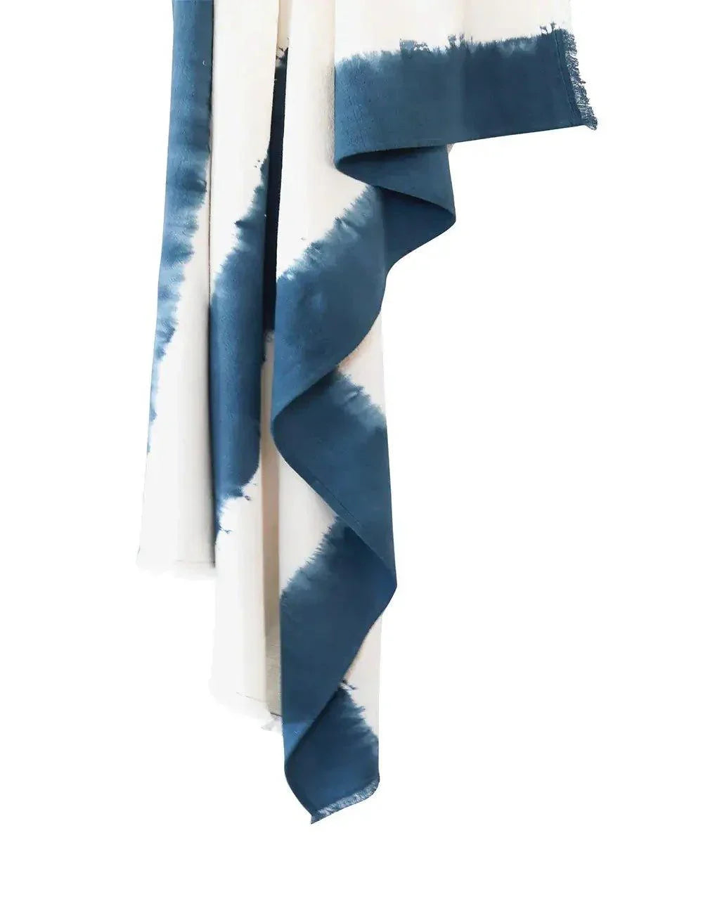 Indigo Blue Tie Dye Cotton Throw