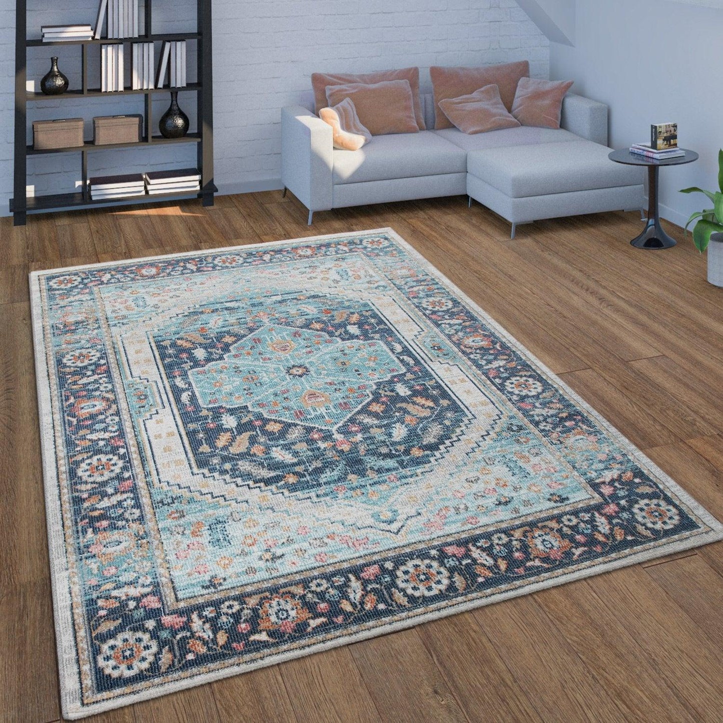 Indoor & Outdoor Rug Torres Oriental Design - Blue Multi