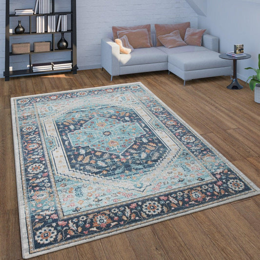 Indoor & Outdoor Rug Torres Oriental Design - Blue Multi