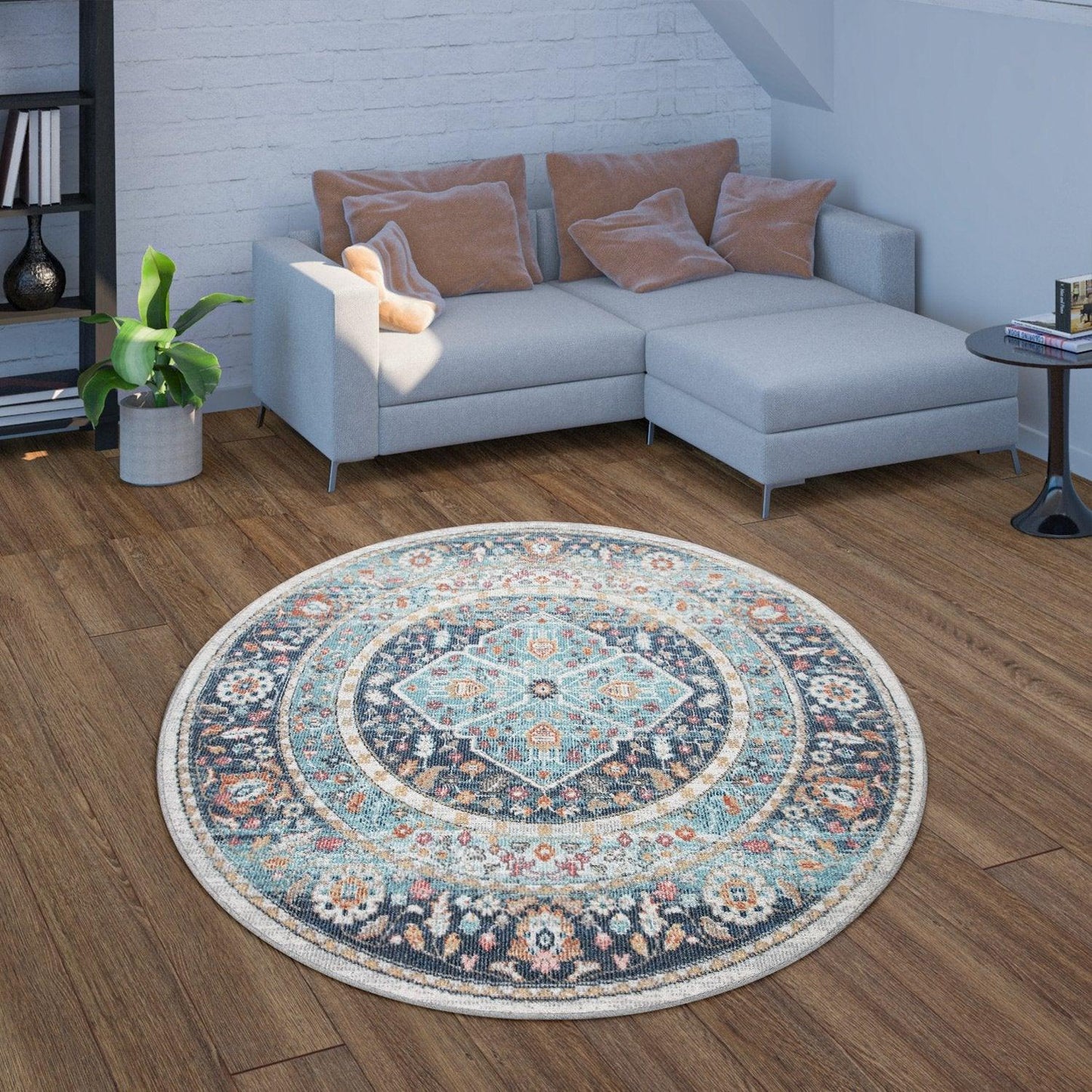 Indoor & Outdoor Rug Torres Oriental Design - Blue Multi