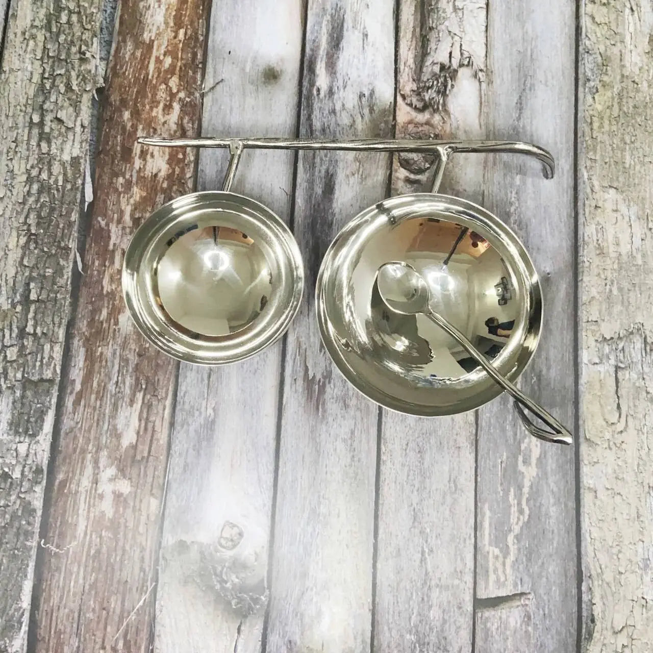 Hammered Branch Nut Bowl